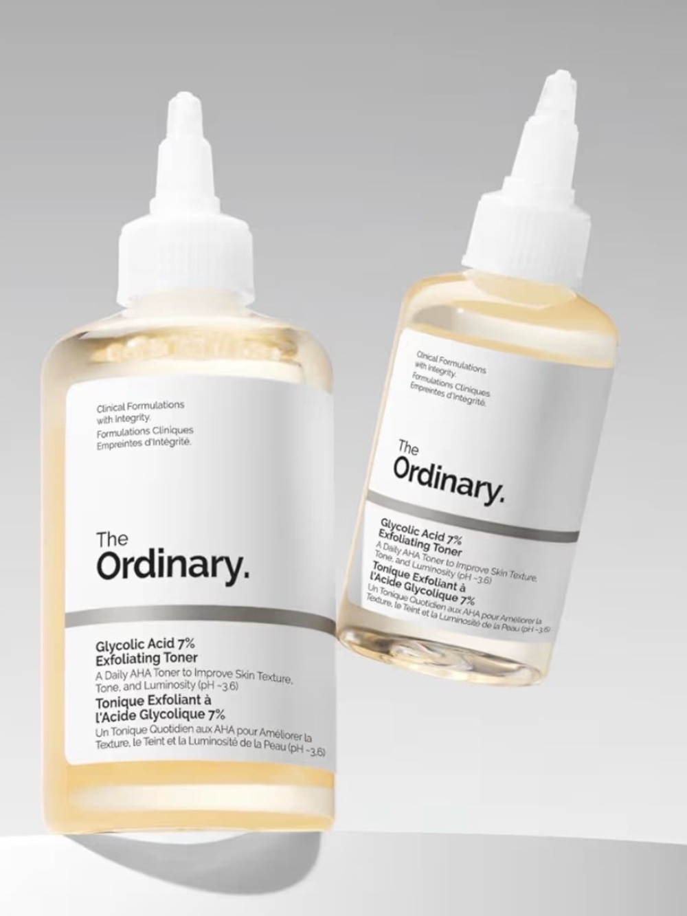 The Ordinary Glycolic Acid 7% Exfoliating Toner - Clear & White